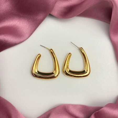 Trendy Acrylic Hoop Earrings