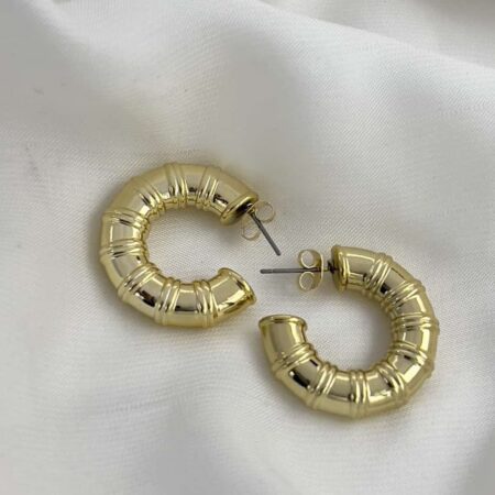 Trendy Round Hoop Earrings
