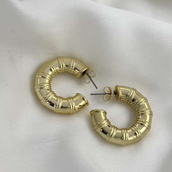 Trendy Round Hoop Earrings