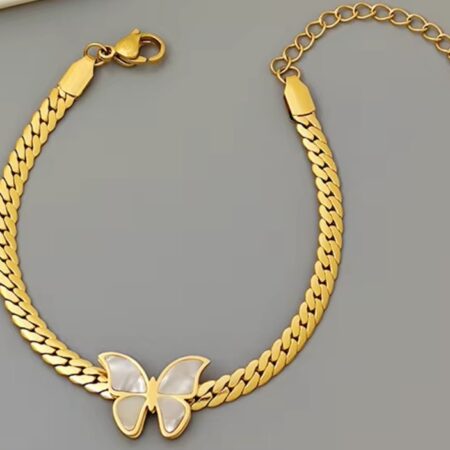 Flutter Chain Butterfly Bracelet