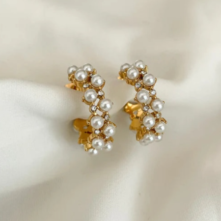 For the love of pearls earrings