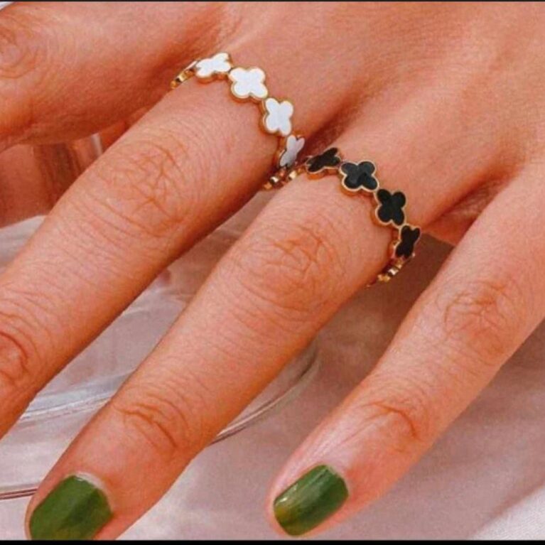 Adjustable - Four Leaf Clover Rings