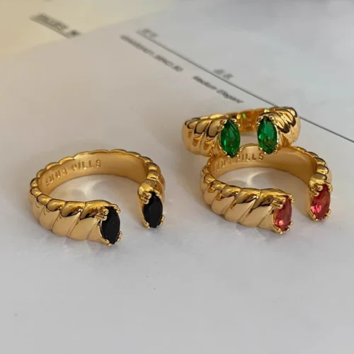 Adjustable - Non-fading Gold Color Rings