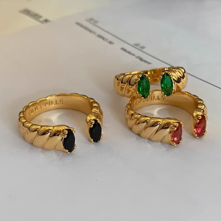Adjustable - Non-fading Gold Color Rings