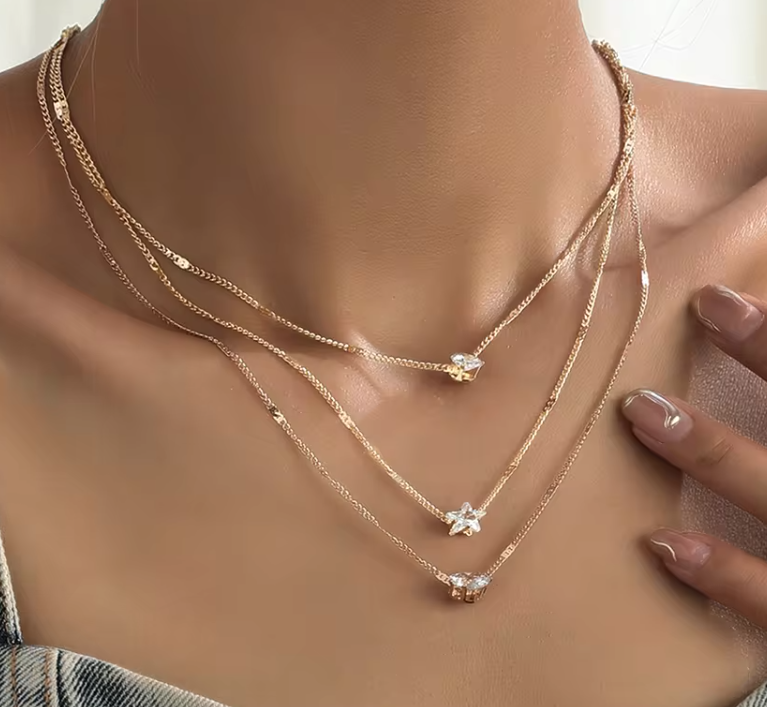 Multilayered Pendant Necklace