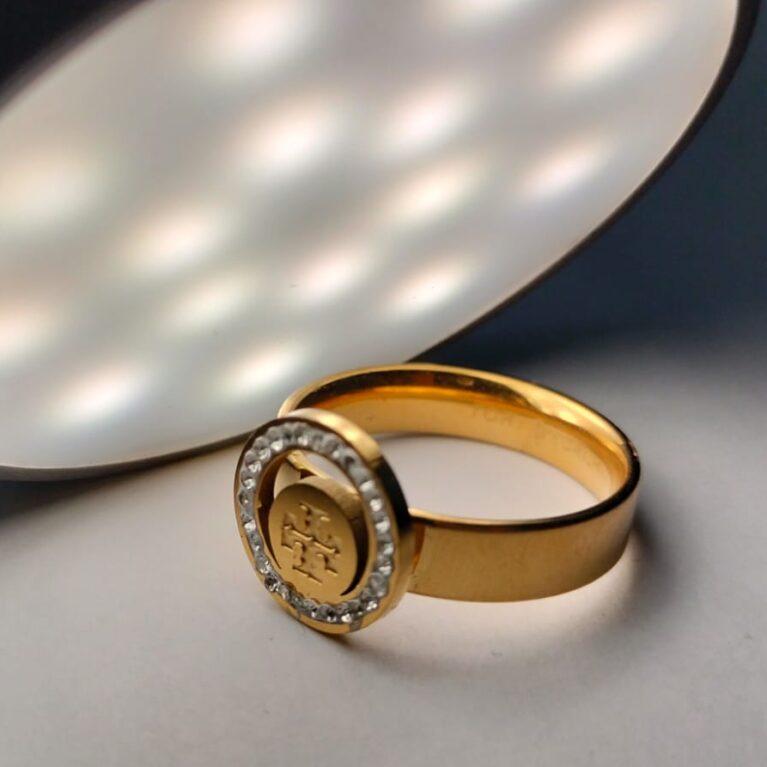 Tory Zircon & Gold Ring