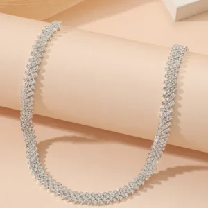 Vintage Shiny Rhinestone Necklace High Quality
