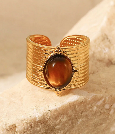 Natural Stone African Turquoise Tiger Eye Stone