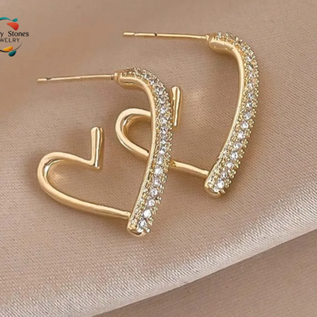 Temperament Heart Earrings