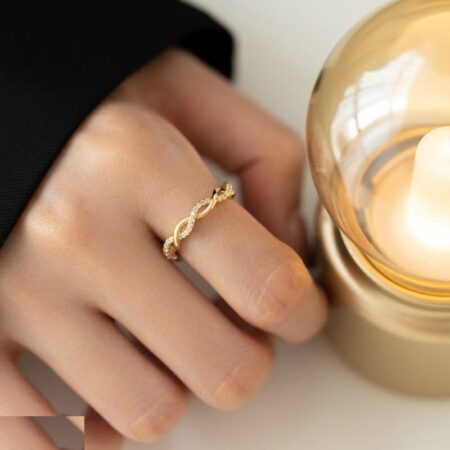 CRGH453 WNS Zigzag Adjustable Ring