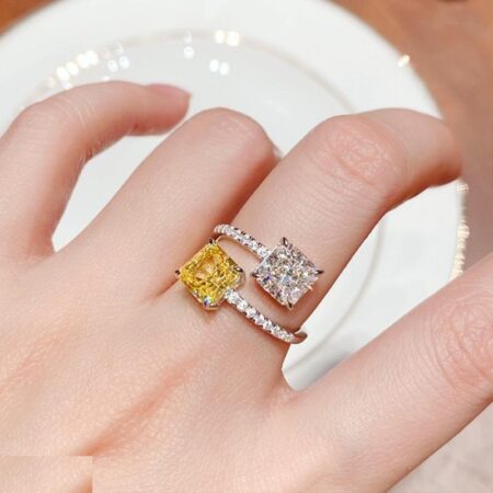CRSH00738 CSH Double Square Adjustable Ring - CRSH