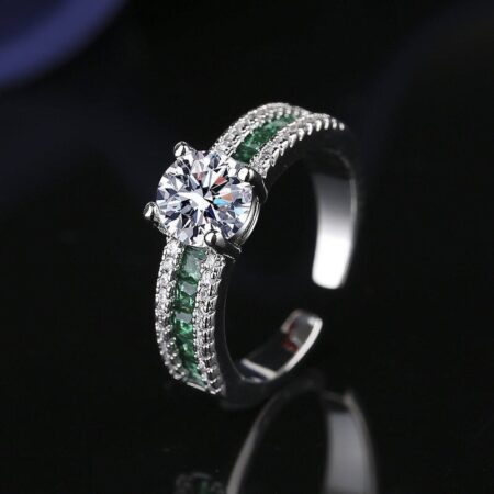 Imp Square Layered Ring Adjustable