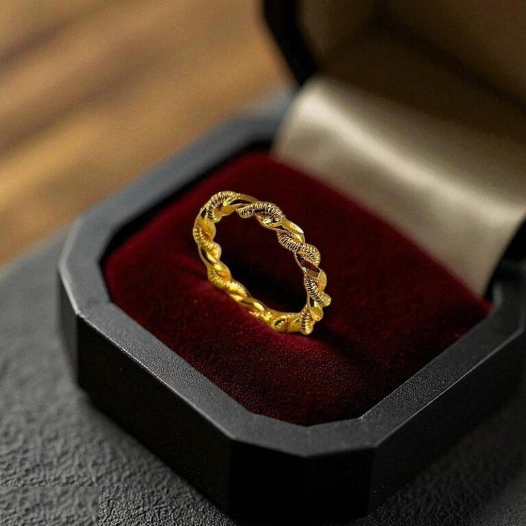 CRGH00768 FRN Twisted Rope Ring - CRGH