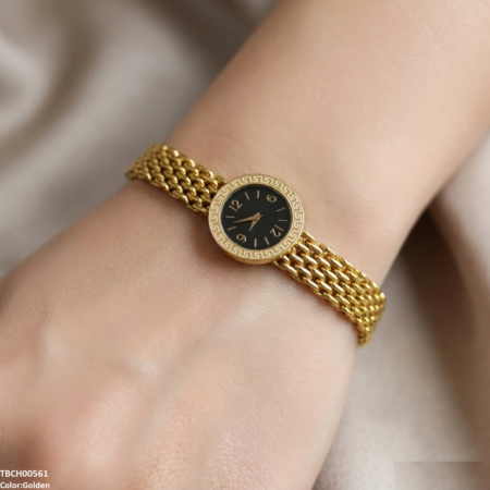 TBCH00561 QSJ Stainless Steel Flower Watch Bracelet - TBCH