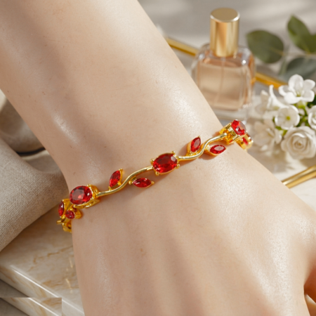 TBCH00578 QSJ Tulip Leaf Bracelet - TBCH