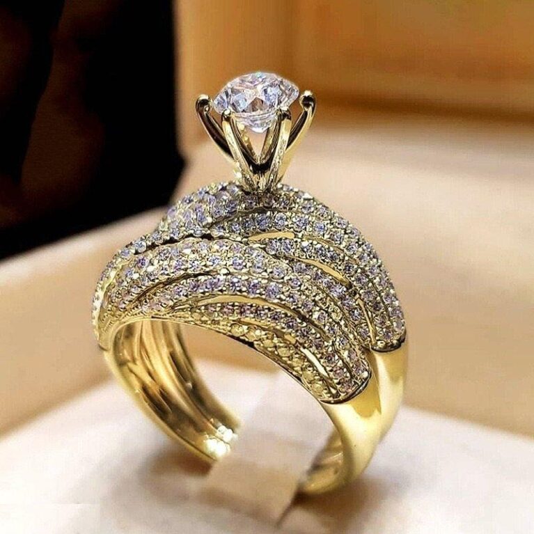 TRGH00165 CSH Imp Round Stone Ring - TRGH