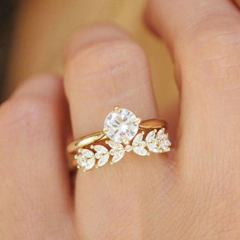 Round Marquise Couple Ring - TRGH