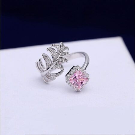 Leaf & Cushion Ring Adjustable