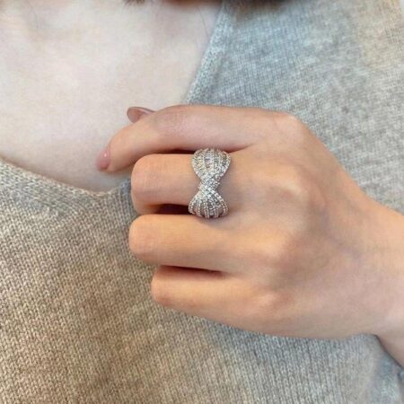 TRSH00762 CSH Tied Wth Sparkle Ring - TRSH