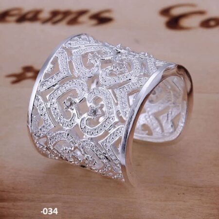 TRSH075 GWH ZIRCON RING Adjustable