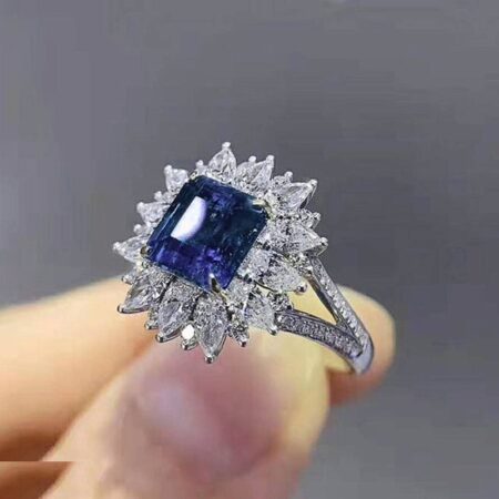 TRSH346 CSH Square Flower Ring
