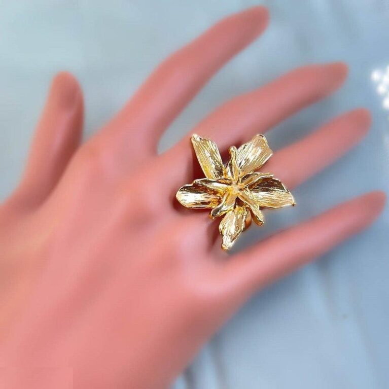 PRH00057 SDQ Flower Ring Adjustable - PRH