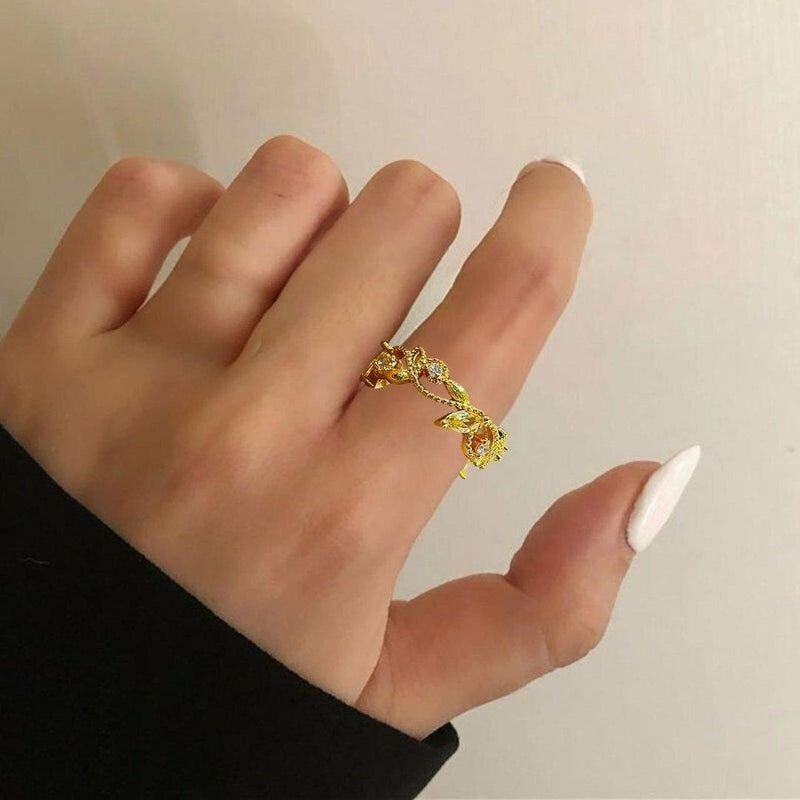 Imp Crown Ring Adjustable - CRGH