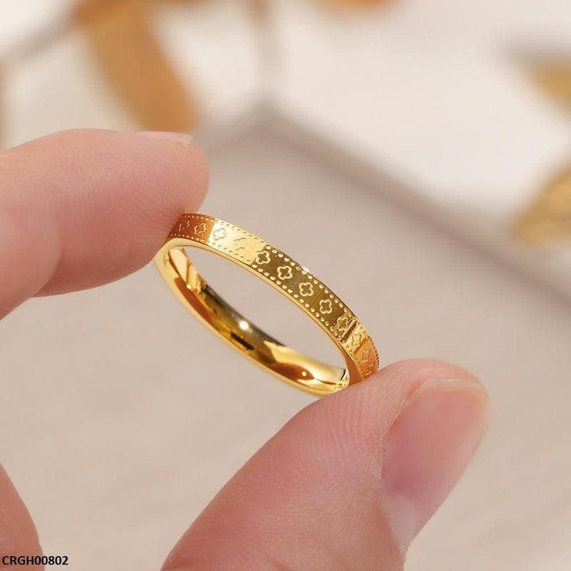 Stainless Steel Royal Texture Ring - CRGH