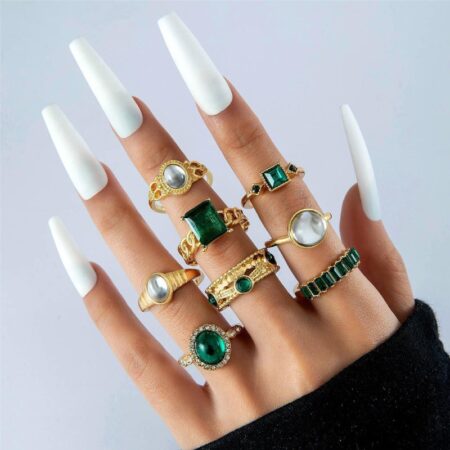 Antique 8 Midi Rings