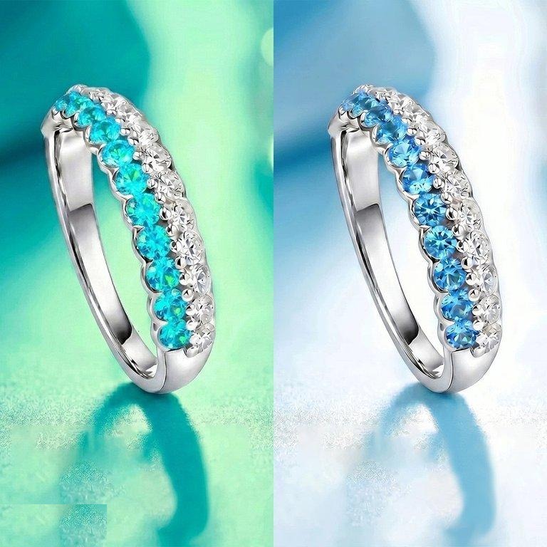 Double Stone ZIRCON Ring Adjustable - CRSH