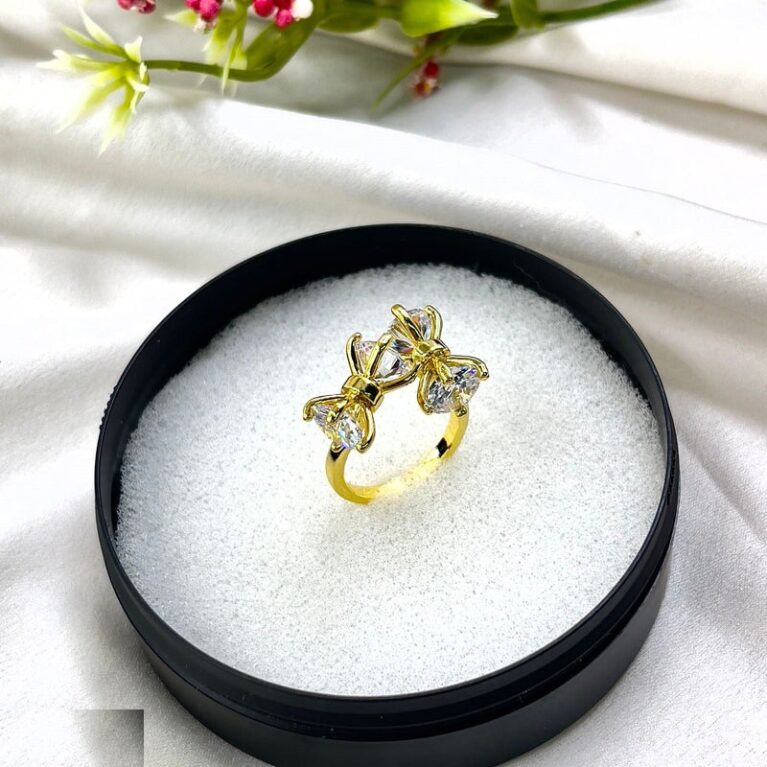 Double Bow Ring Adjustable