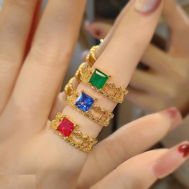 Double Layer Square Ring Adjustable