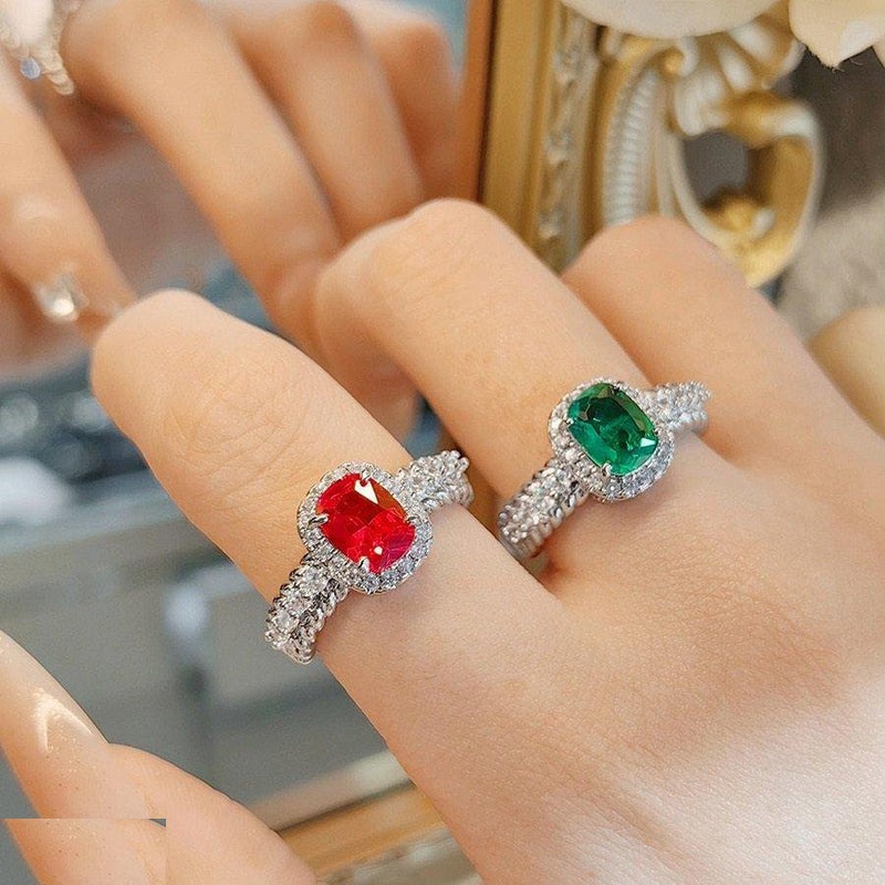 Oval Rectangle Ring Adjustable - TRSh