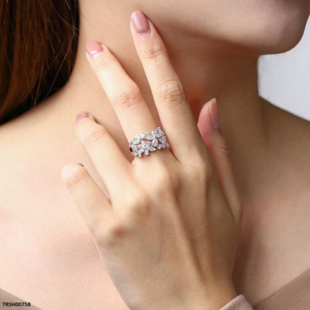 Marquise Flower Ring - TRSH
