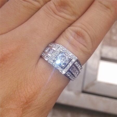 Round Stone Step Ring - TRSH