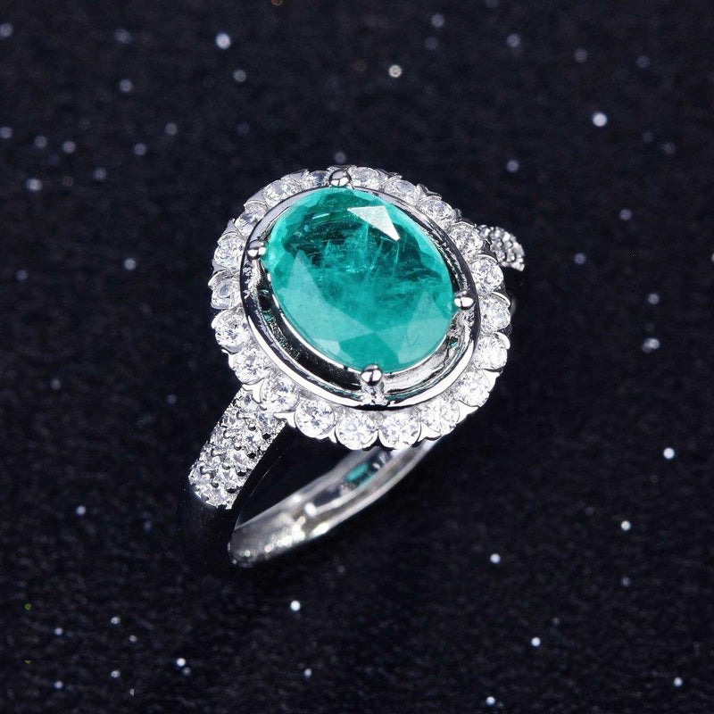 Oval Stone Adjustable Ring - TRSH