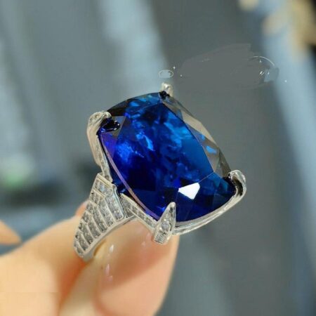 Imp Zircon Crystal Stone Adjustable Ring - TRSH