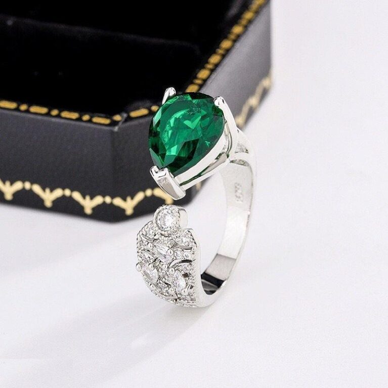 Tear Stone Ring Adjustable - TRSH