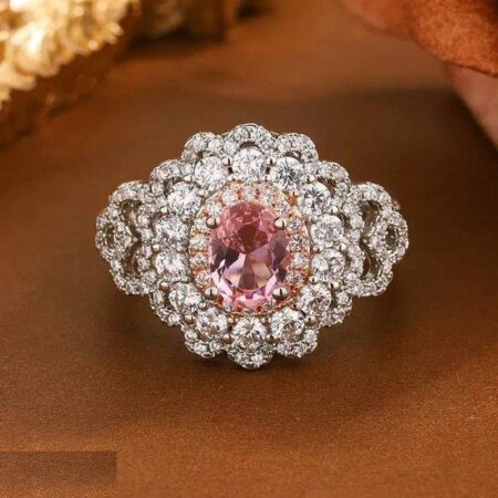 Oval Flower ZIRCON Ring - TRSH