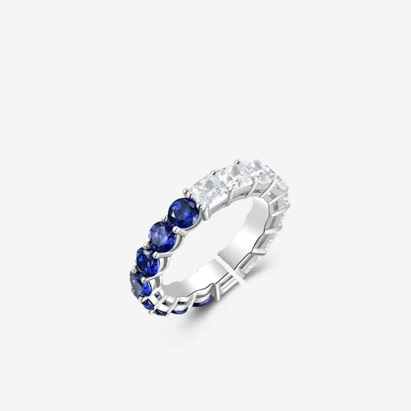 Round Square Stone ZIRCON Adjustable Ring - TRSH
