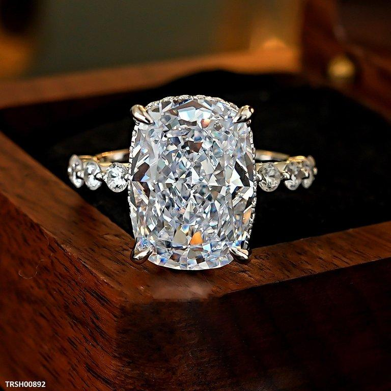 Oval ZIRCON Stone Ring Adjustable - TRSH