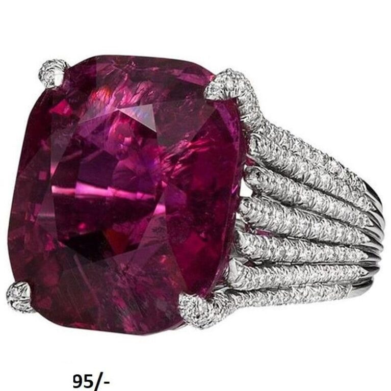 Redish Cathedral ZIRCON Ring