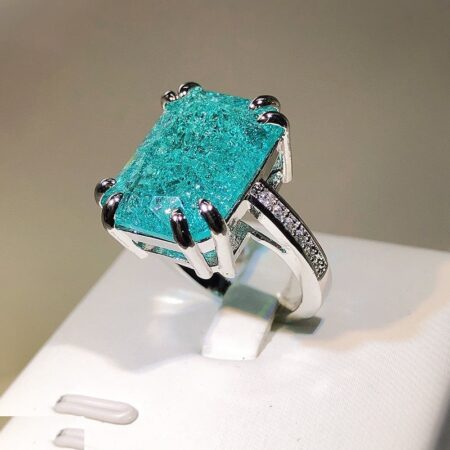 Rectangle ZIRCON Ring