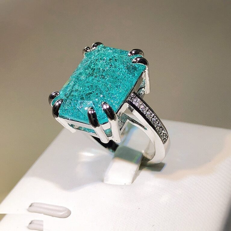 Rectangle ZIRCON Ring