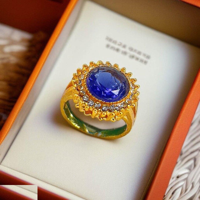 Round Sunburst  Ring - PRH