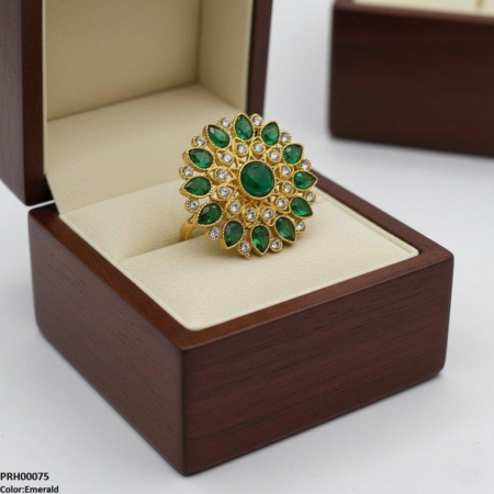 Tear Flower Ring Adjustable - PRH