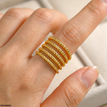 Stainless Steel Layers Ring Adjustable - CRGH