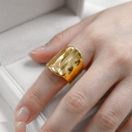 Plain Stainless Steel Ring Adjustable - CRGH