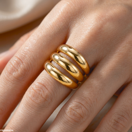 Triple Layer Stainless Steel Ring Adjustable - CRGH