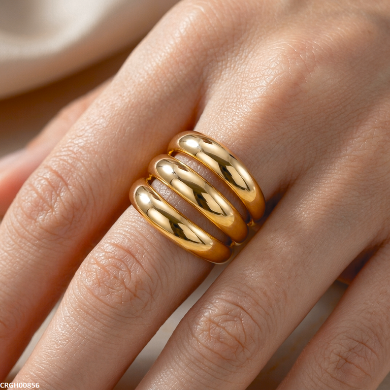 Triple Layer Stainless Steel Ring Adjustable - CRGH